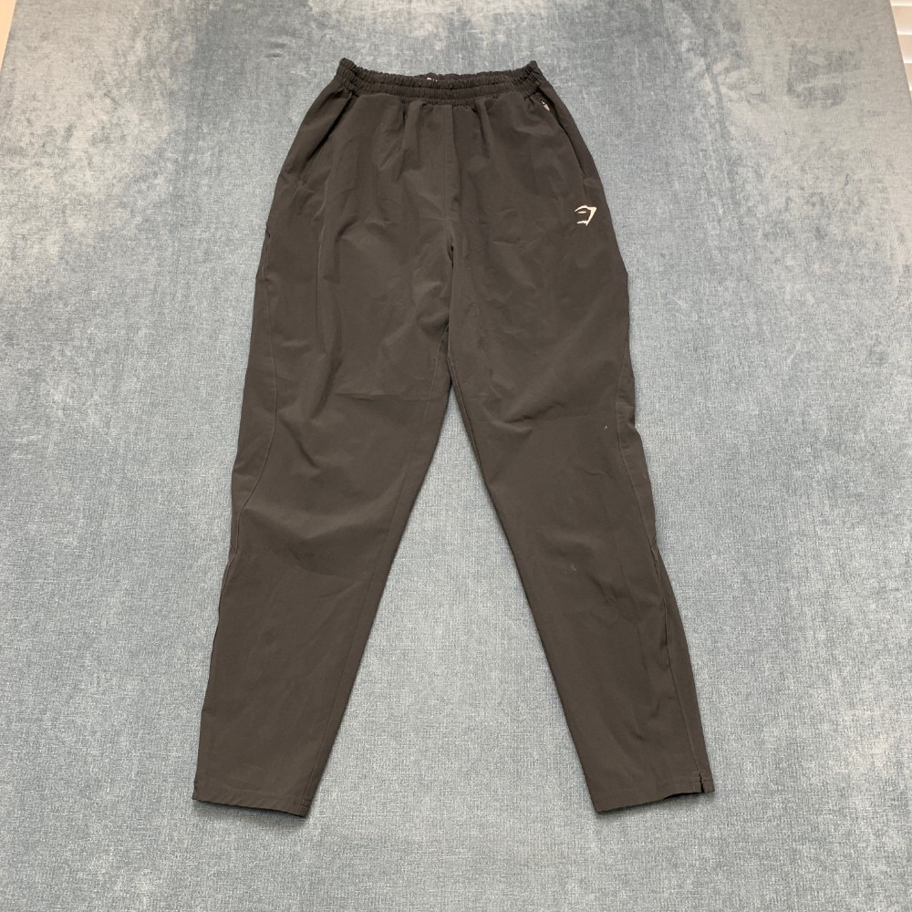 Gymshark Maximise Track Joggers Pants Womens Small Black Stretch Tapered fit